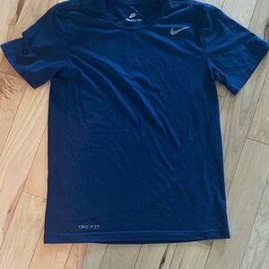 Nike Navy Short-Sleeve Dri-FIT Crew Tee